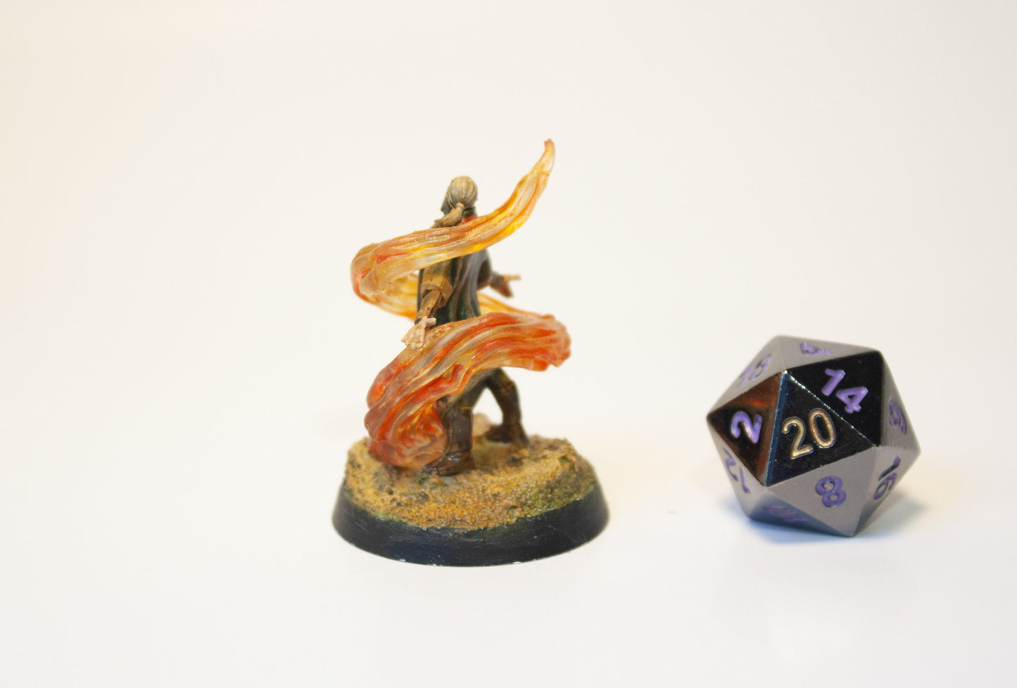 Elven Sorcerer Painted D&D Mini - Wizard / Warlock - Paint on Demand