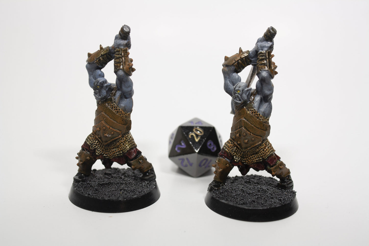 Orc Barbarians / Fighters / Berserkers Hand Painted D&D Mini