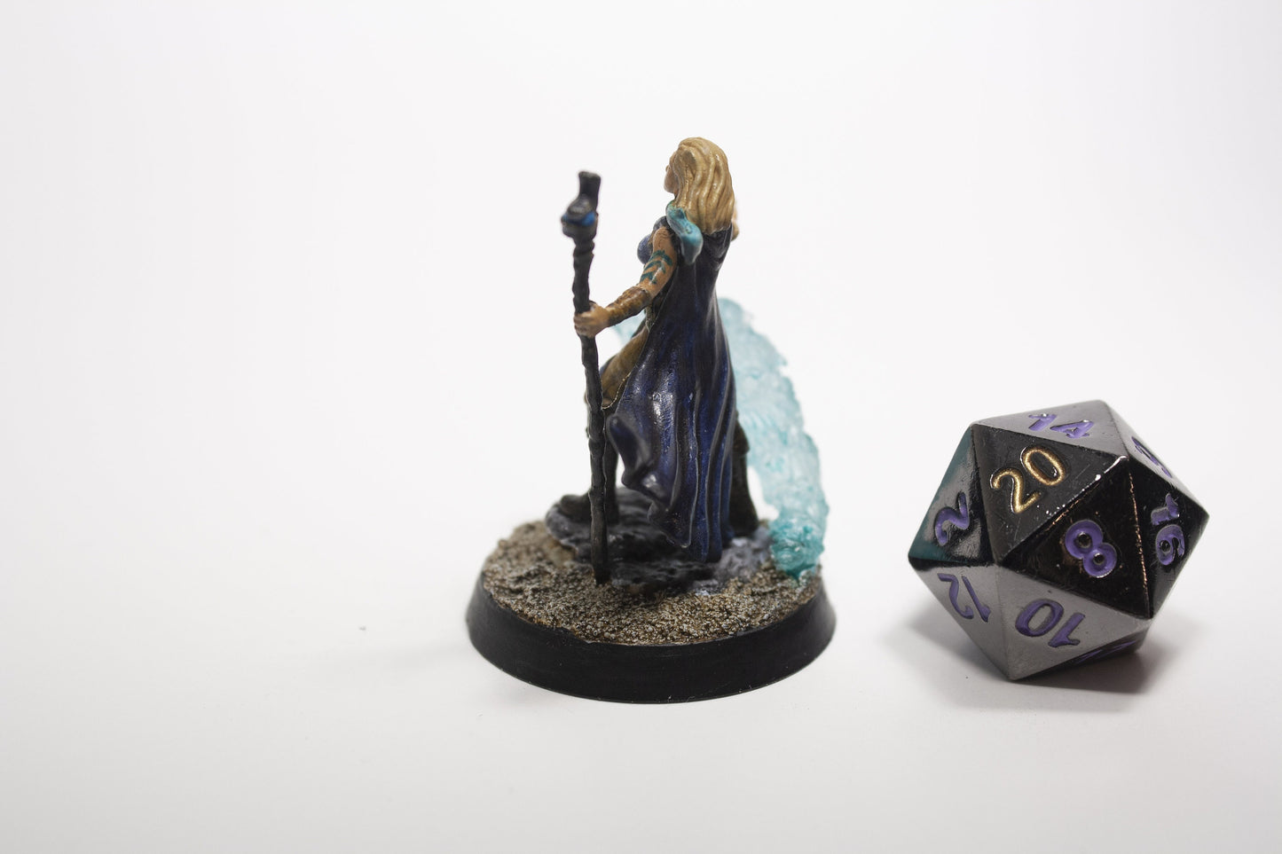 Female Human Wizard Painted D&D Mini / Half-Elf / Druid / Sorcerer / Wizard / Warlock - Paint on Demand