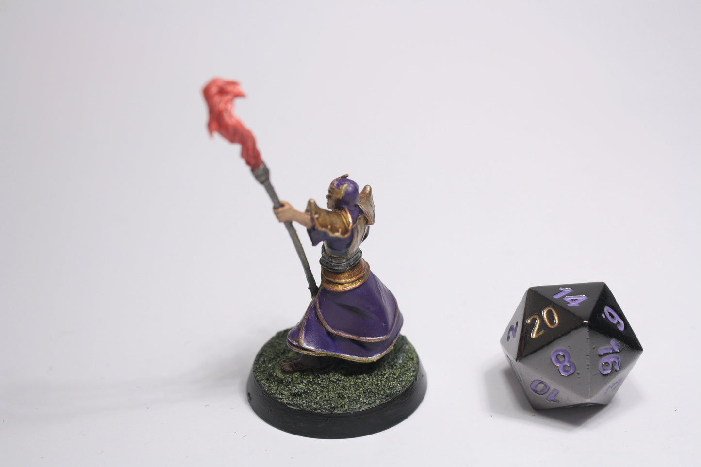 Human Warlock D&D Miniature / Wizard / Sorcerer / Druid - Custom Hand Painted DnD Mini