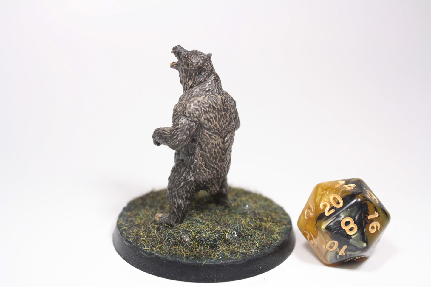 Grizzly Bear - Hand Painted D&D Monster / Companion Mini