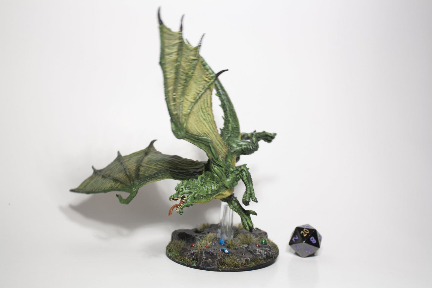 Young Green Dragon High Quality Painted D&D Mini