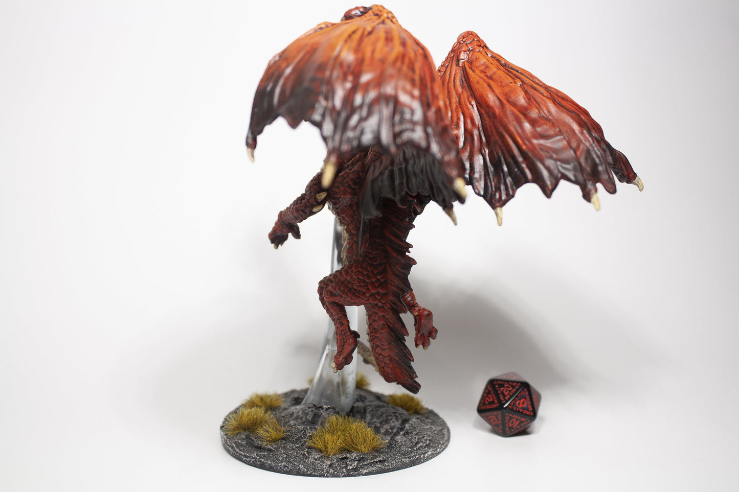 Young Red Dragon D&D Mini - Paint on Demand - Custom Painted DnD Mini
