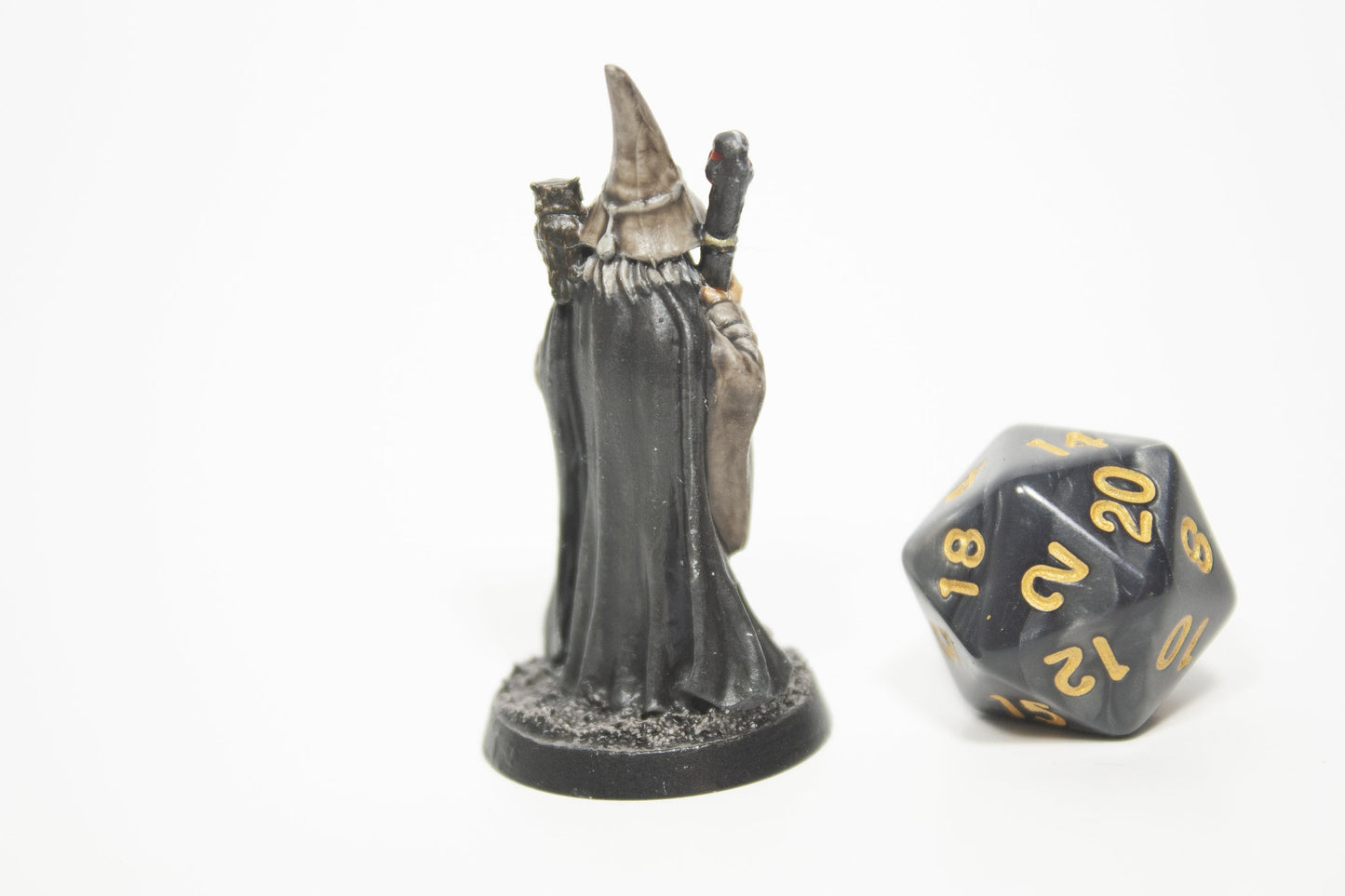 Human Wizard / Warlock / Sorcerer / Druid - Custom Hand Painted D&D Mini