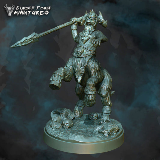 CENTAUR LANCE, by Cursed Forge Miniatures // 3D Print on Demand / D&D / Pathfinder / RPG