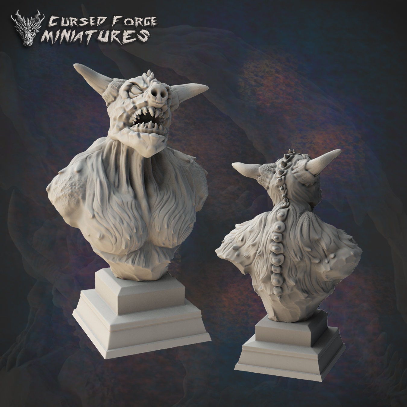 DRETCH BUST, by Cursed Forge Miniatures // 3D Print on Demand / D&D / Pathfinder / RPG