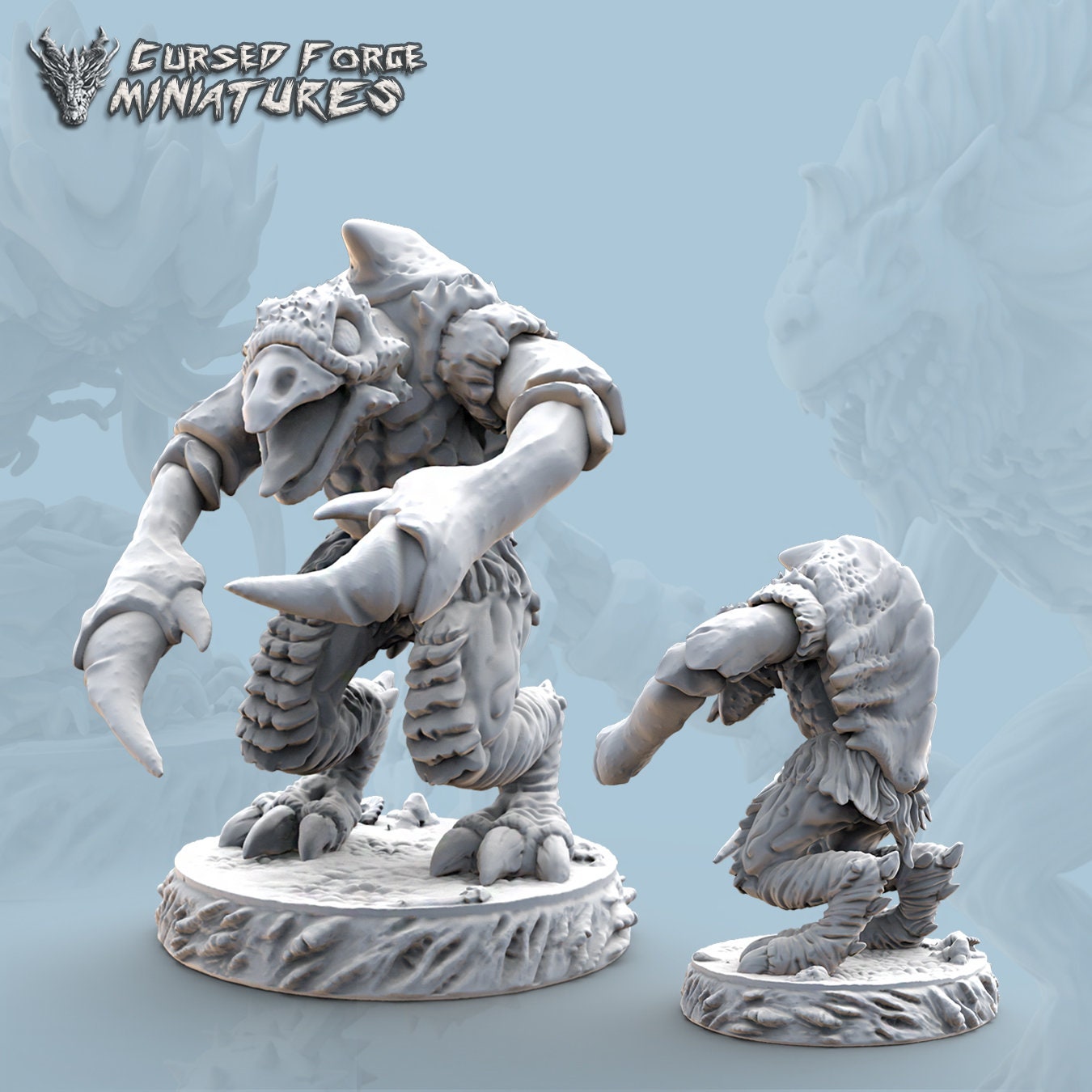 HOOK HORROR, by Cursed Forge Miniatures // 3D Print on Demand / D&D / Pathfinder / RPG