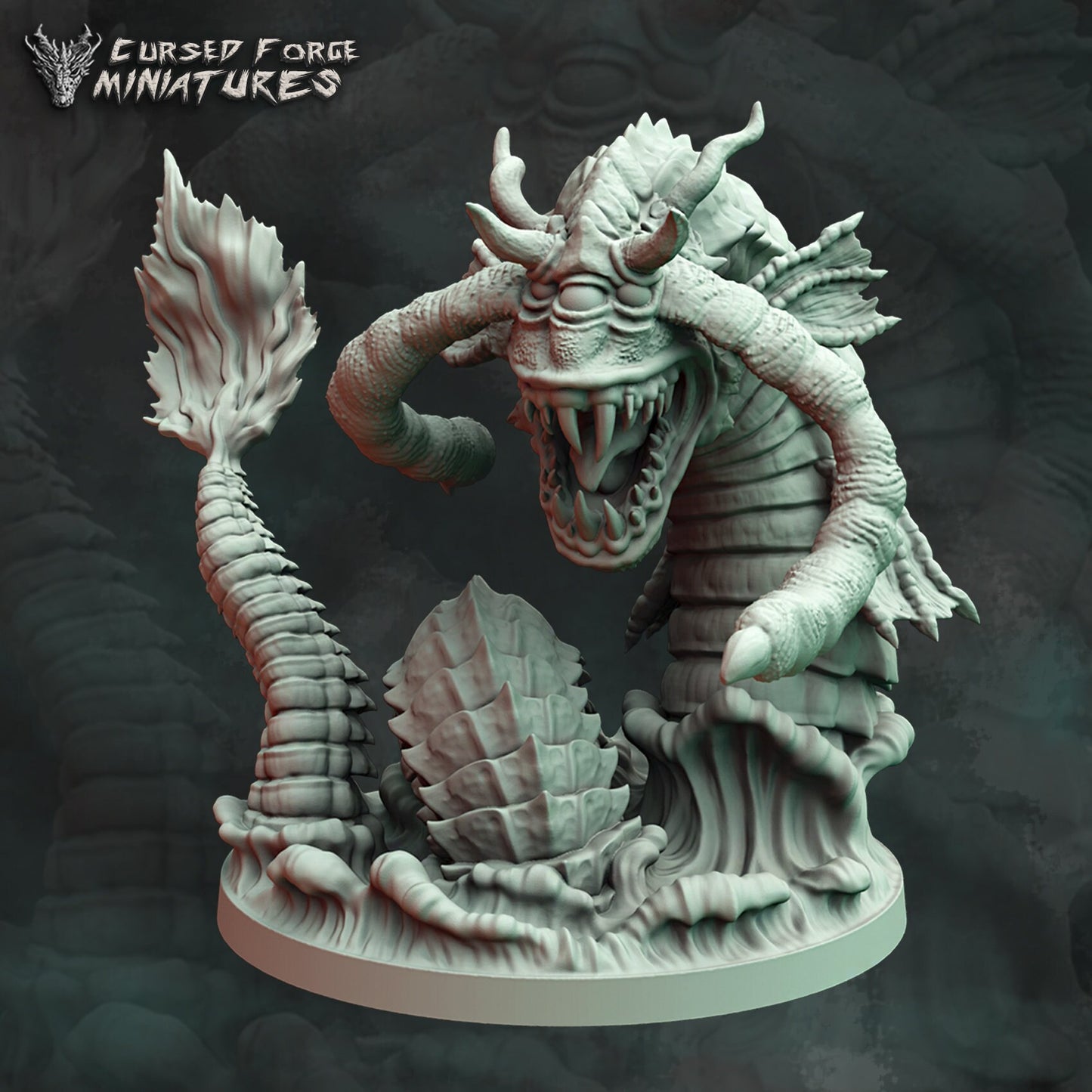 ABOLETH, by Cursed Forge Miniatures // 3D Print on Demand / D&D / Pathfinder / RPG