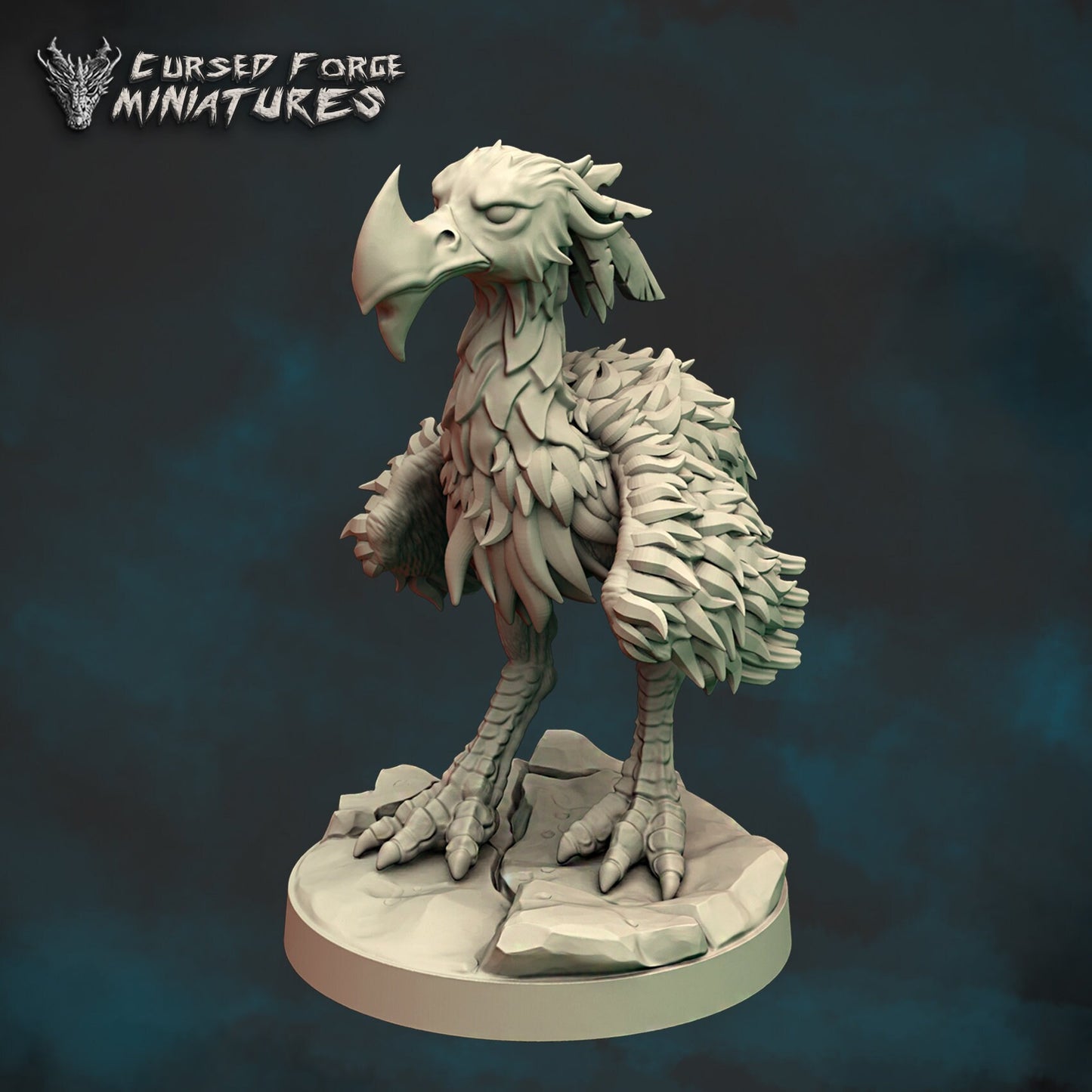 AXE BEAK, by Cursed Forge Miniatures // 3D Print on Demand / D&D / Pathfinder / RPG