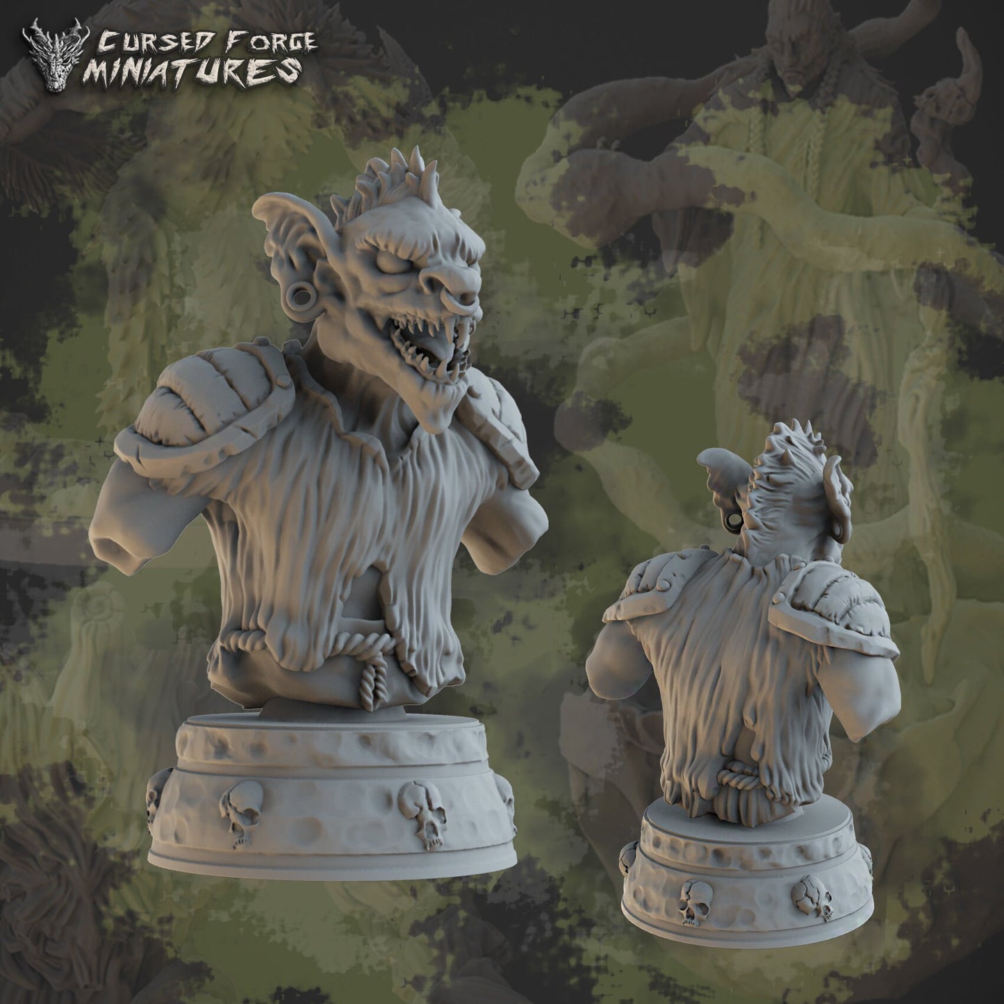 MONGRELFOLK, by Cursed Forge Miniatures // 3D Print on Demand / D&D / Pathfinder / RPG