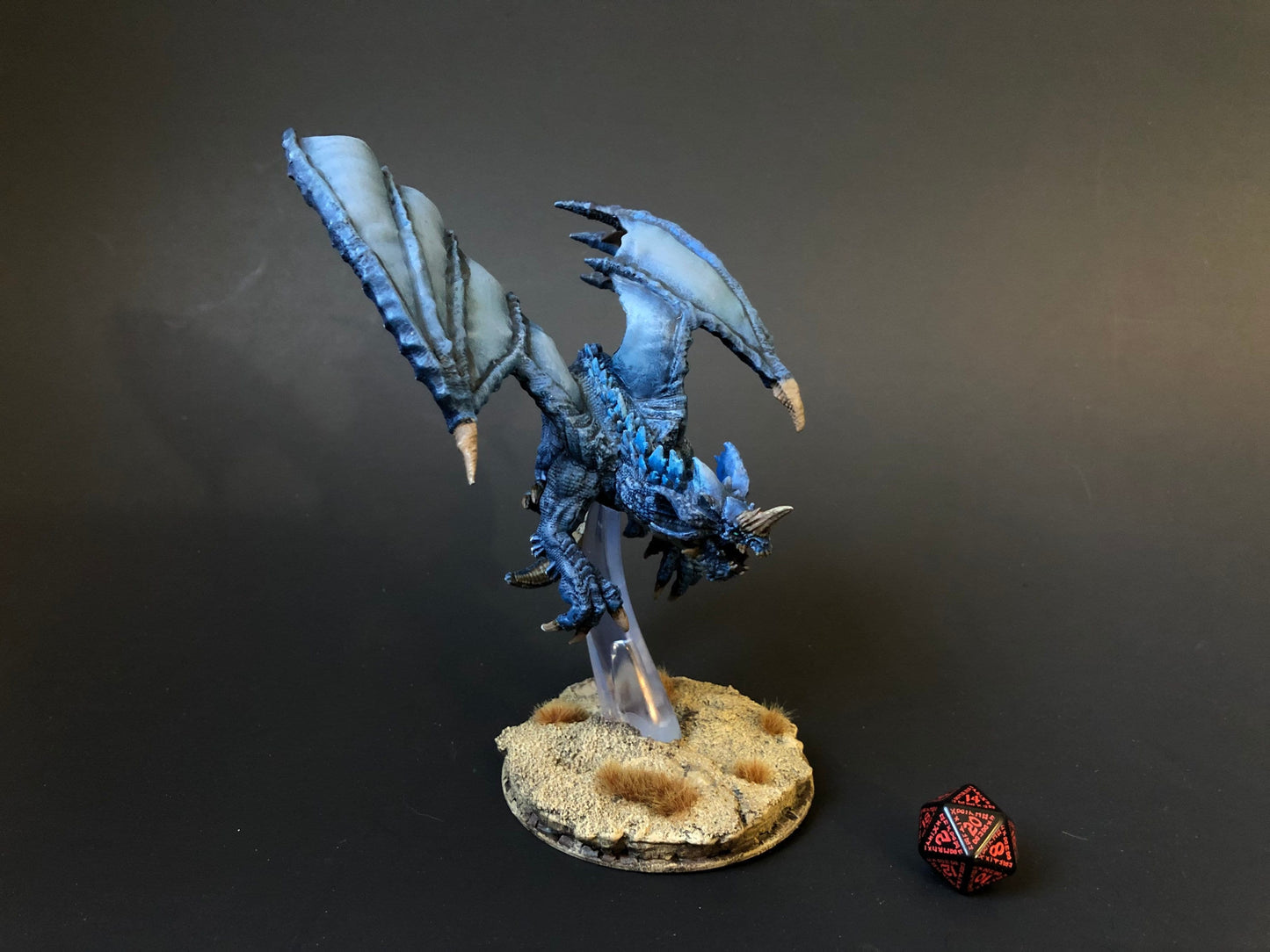 Young Blue Dragon High Quality Painted D&D Mini