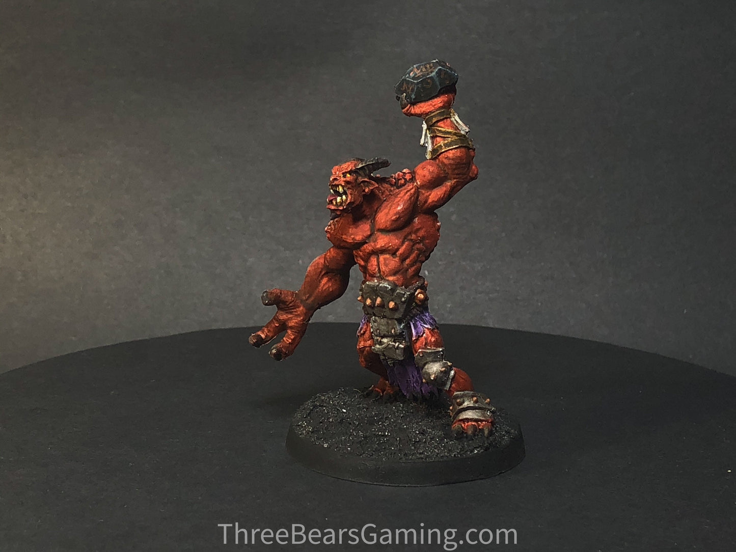 Red Demon Custom Painted D&D Mini