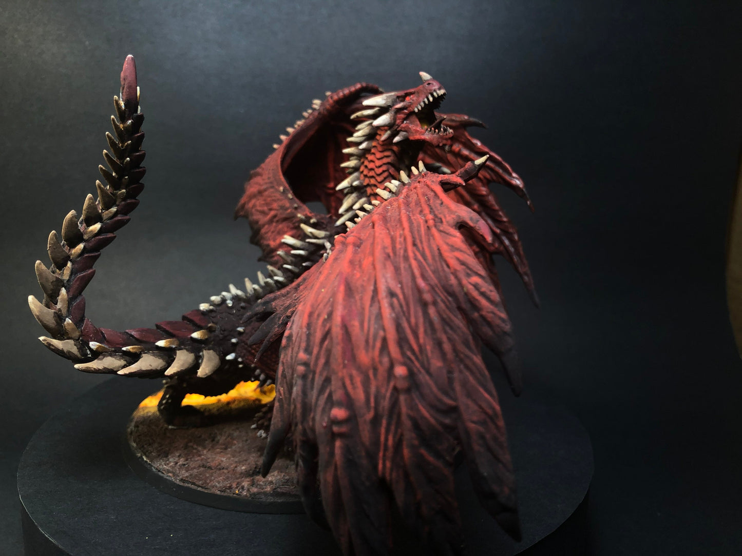 Adult Red Dragon - Custom Painted D&D Mini