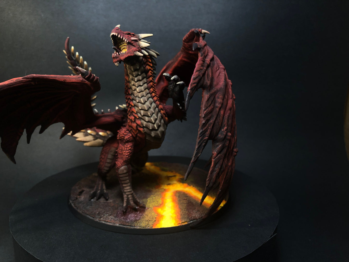 Adult Red Dragon - Custom Painted D&D Mini