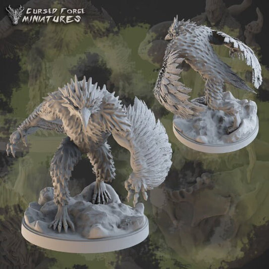 WERERAVEN, by Cursed Forge Miniatures // 3D Print on Demand / D&D / Pathfinder / RPG