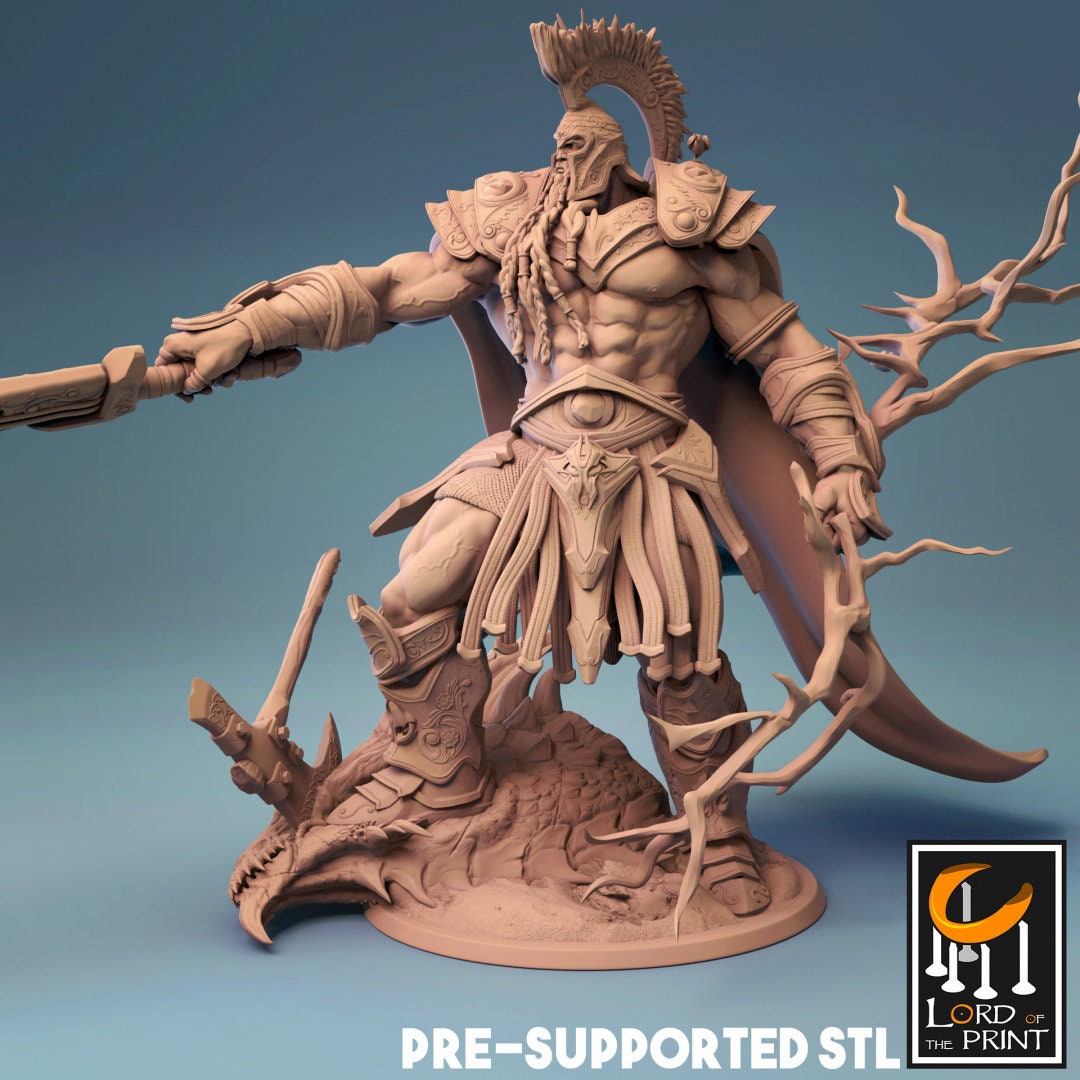 Storm Giant D&D Miniature, by Lord of the Print // 3D Print on Demand / DnD / Pathfinder / RPG / Storm Giant / Frost Giant
